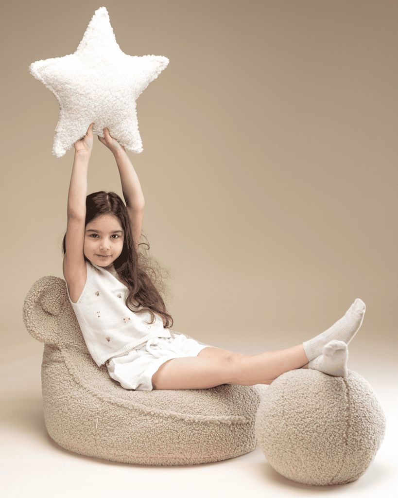 Wigiwama Bear Beanbag / Sitzsack Bär, Farbe:Biscuit Produktbild 4