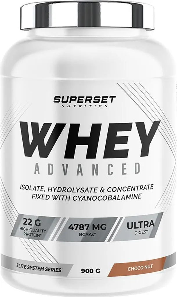 100% Whey Protéine Advanced Superset Nutrition 900g Saveur Nutella