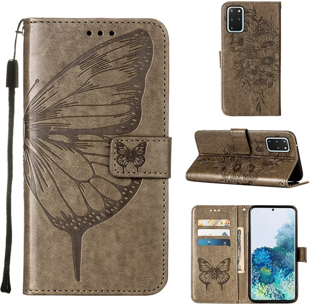 Anybird Rosso Custodia in Pelle Flip Caso Protettiva Cover Skin Wallet TPU Silicone per Blackview BV9200 6.6