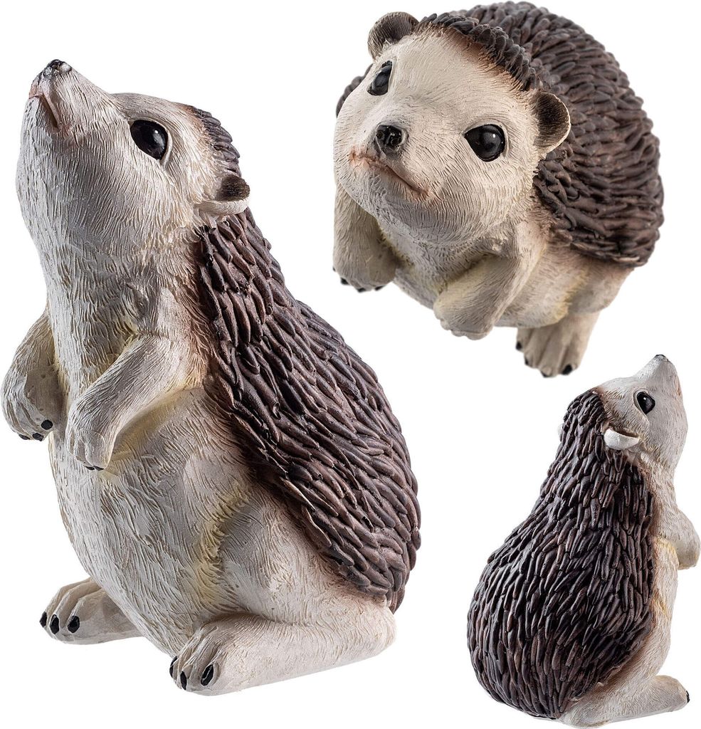 KADAX Igel Figur Gartendeko 12x8cm Produktbild 