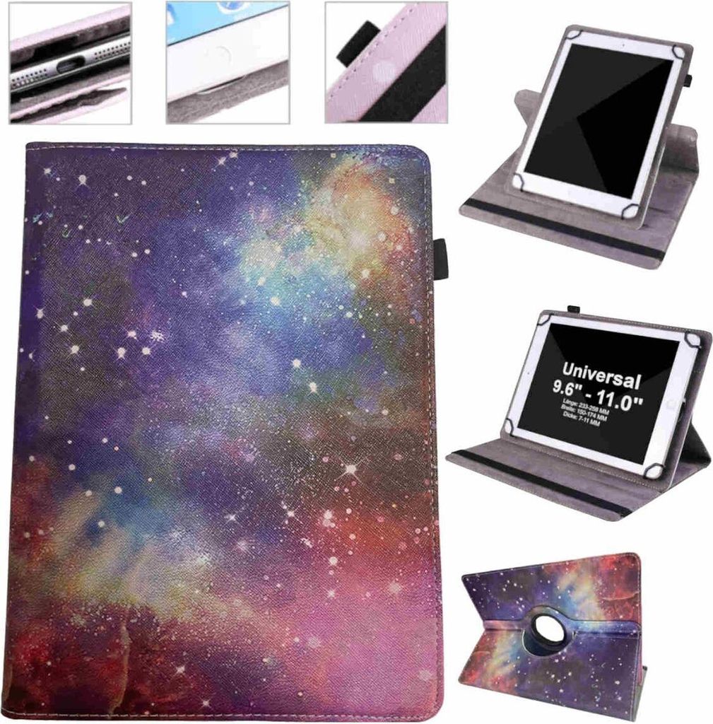 Für Lenovo Tab M11 360 Grad Motiv 26 Tablet Tasche Kunst Leder Etuis Hülle