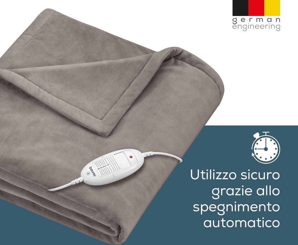 Koc ogrzewany BEURER HD75 z automatycznym wyłącznikiem 100W Zdjęcie produktu 16