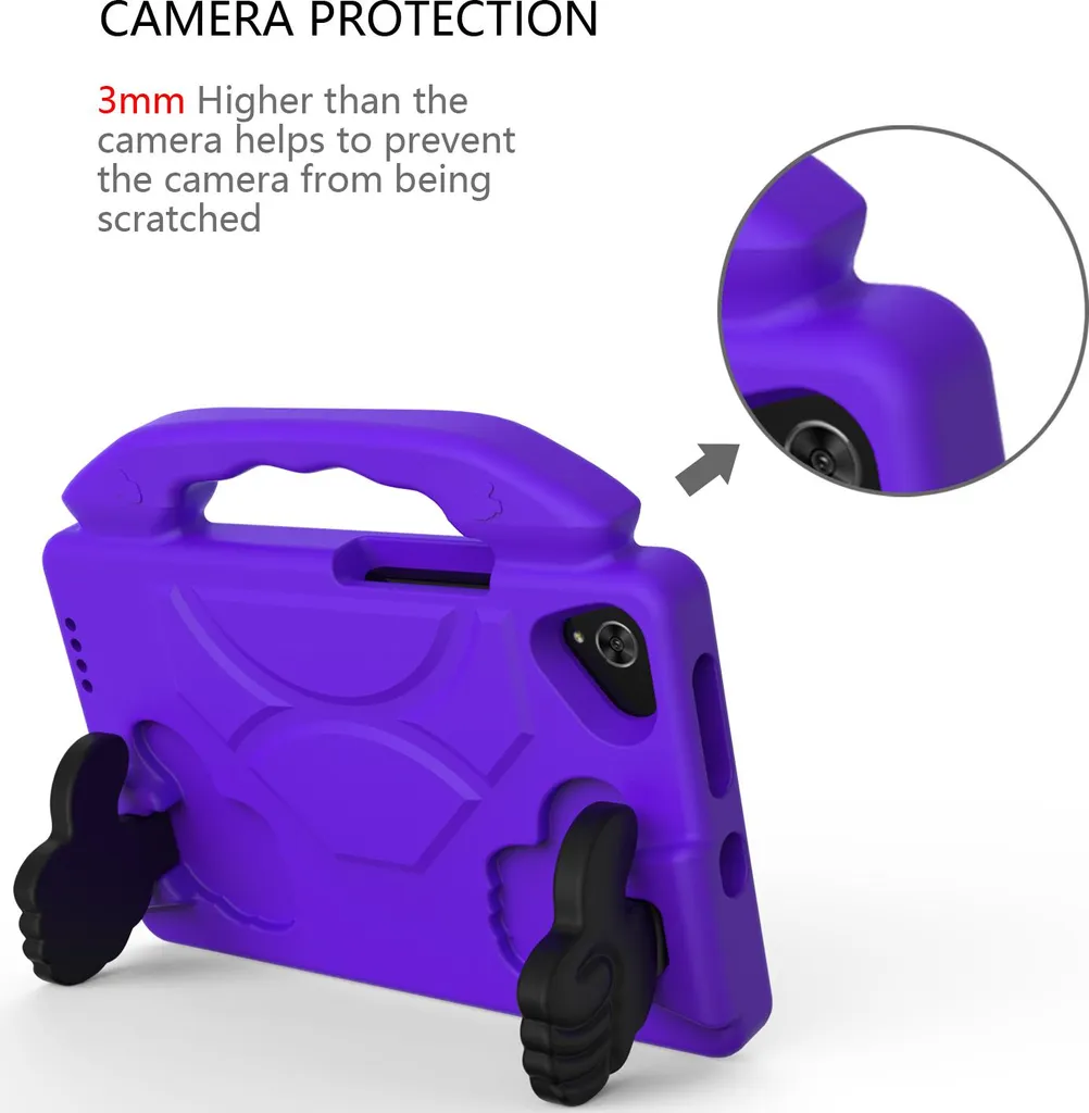 OFFERTA! Custodia Viola Samsung Galaxy Tab A7 Lite/A9 - Anti-Caduta Kids - 5
