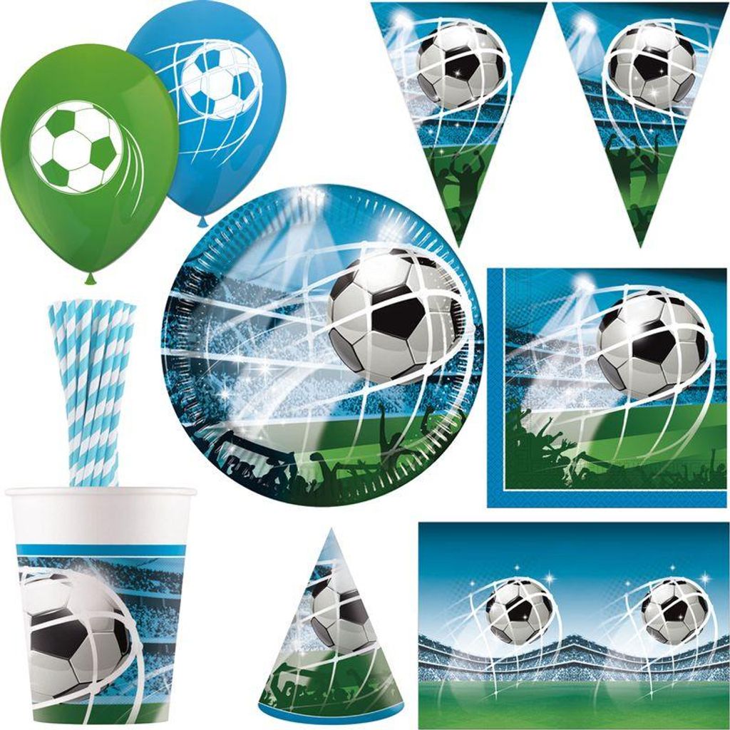 Fussball Fans Partyset zur Fußball Weltmeisterschaft Produktbild 