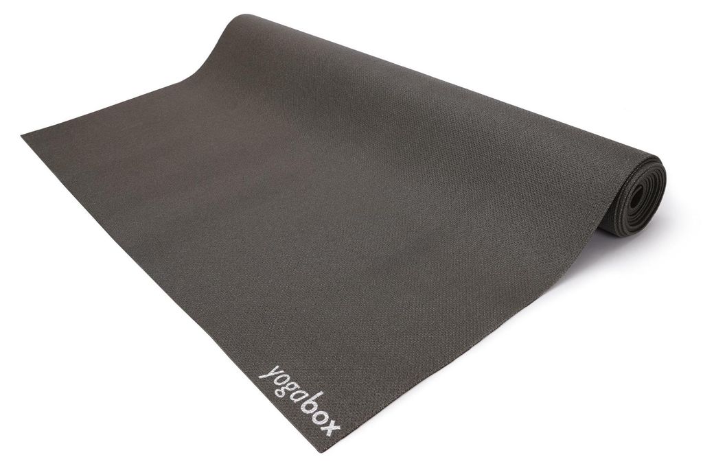 yogabox Yogamatte Premium Super Light Travel Mat - in Deutschland hergestellt - stone 183 x 60 x 0,2 cm