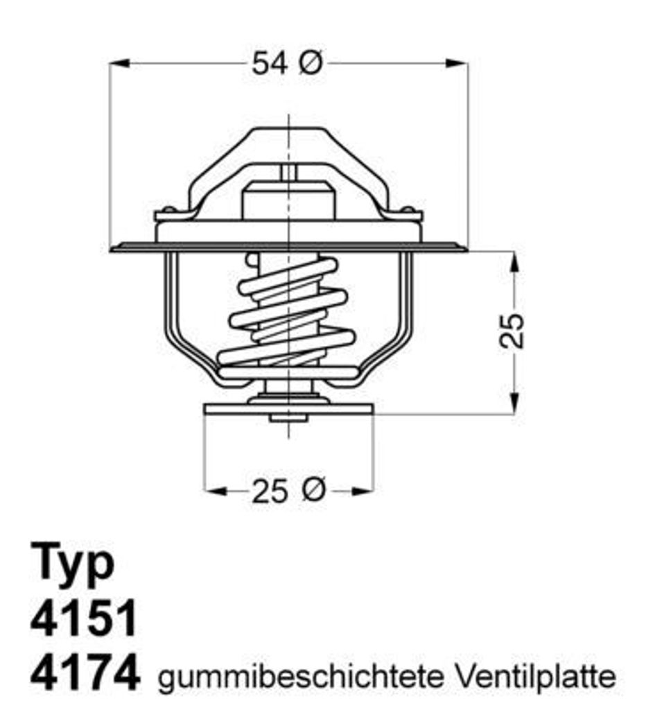 WAHLER Thermostat Kühlmittel 79°C für OPEL Movano Kastenwagen (X70) Movano Bus (X70) Movano Pritsche / Fahrgestell (X70) für RENAULT MASTER II ...