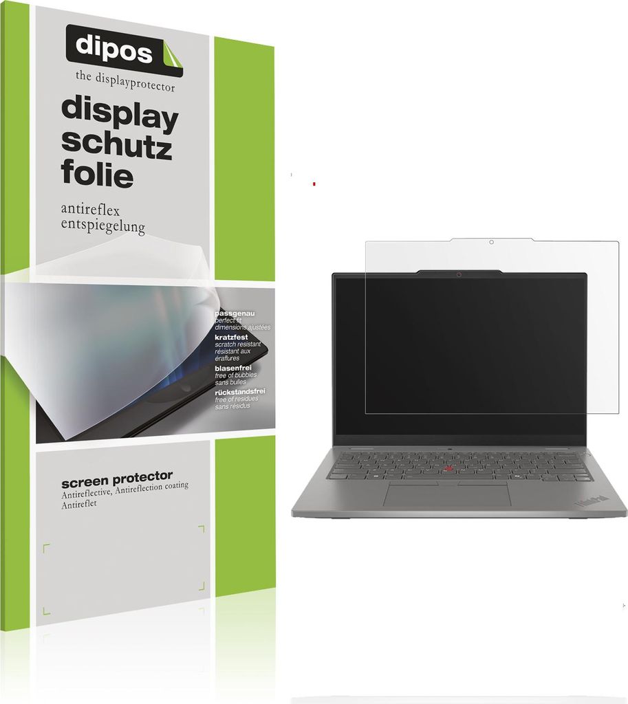 2x Schutzfolie für Lenovo ThinkPad L13 Gen 6 matt Displayschutzfolie Folie Display Schutz dipos