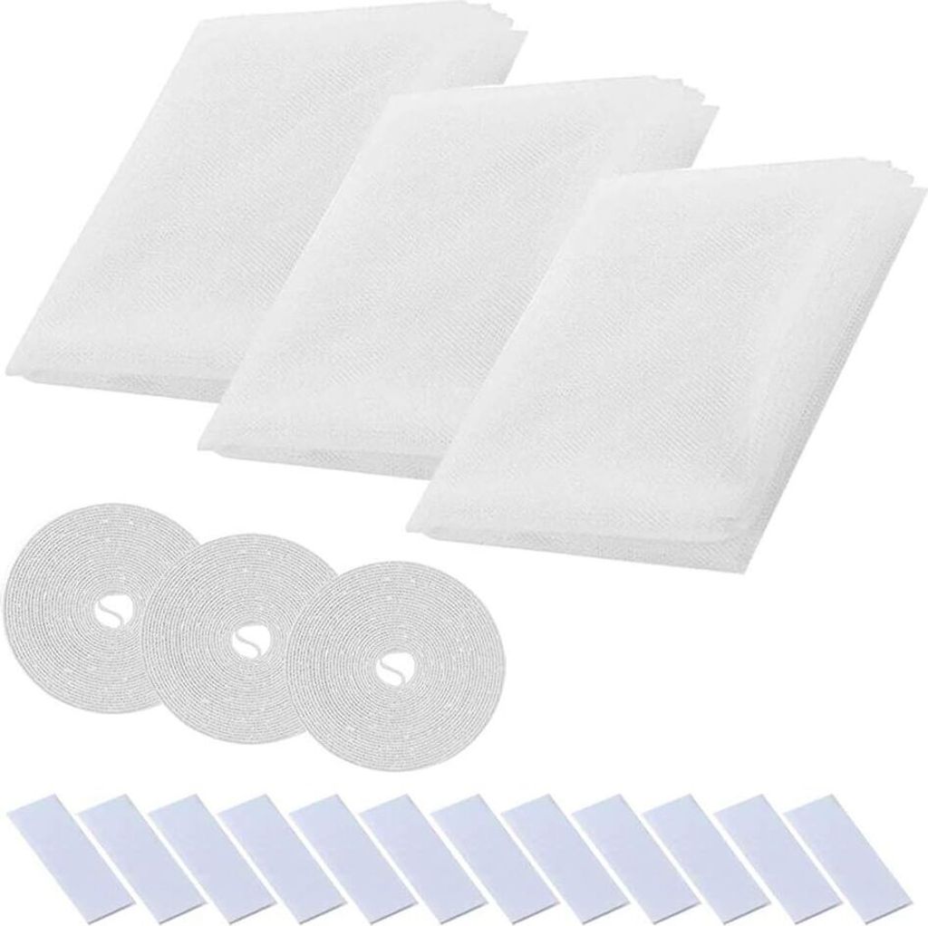 Fliegengitter Fenster,Mš¹ckennetz Fenster,3 Stš¹ck 150x200 cm Insektenschutz Fenster