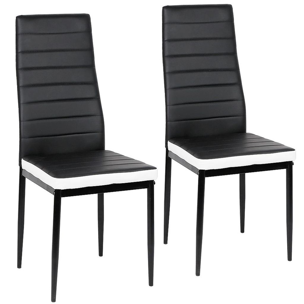 2er Set Esszimmerstühle Küchenstuhl aus Kunstleder Produktbild 
