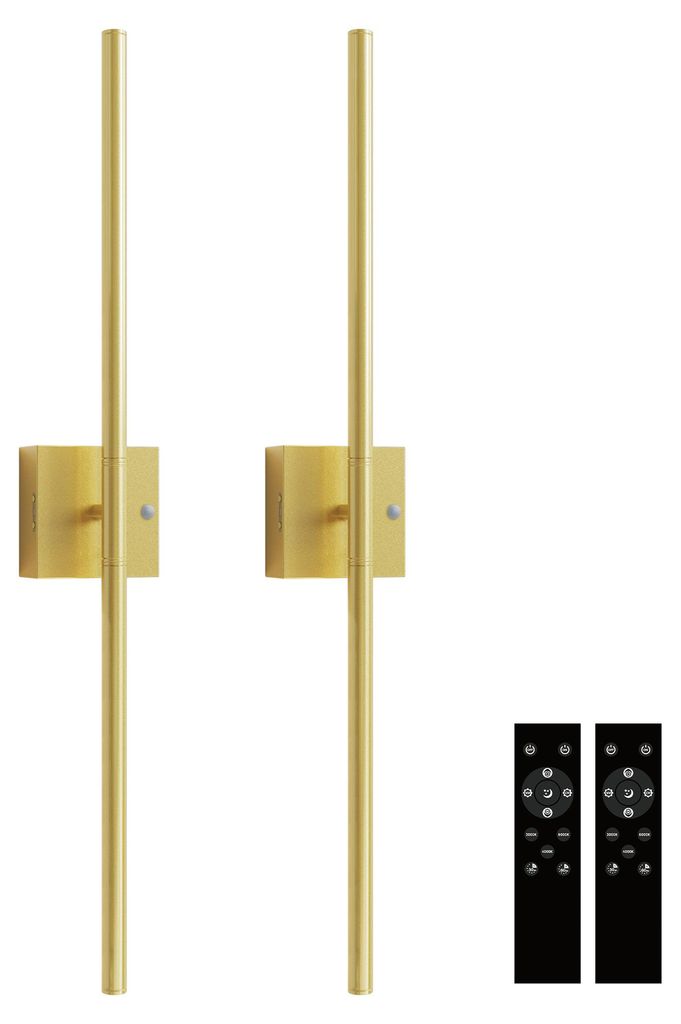 LED Wandleuchte Gold Kabellos Bewegungssensor 2er-Pack 72,0 Produktbild 