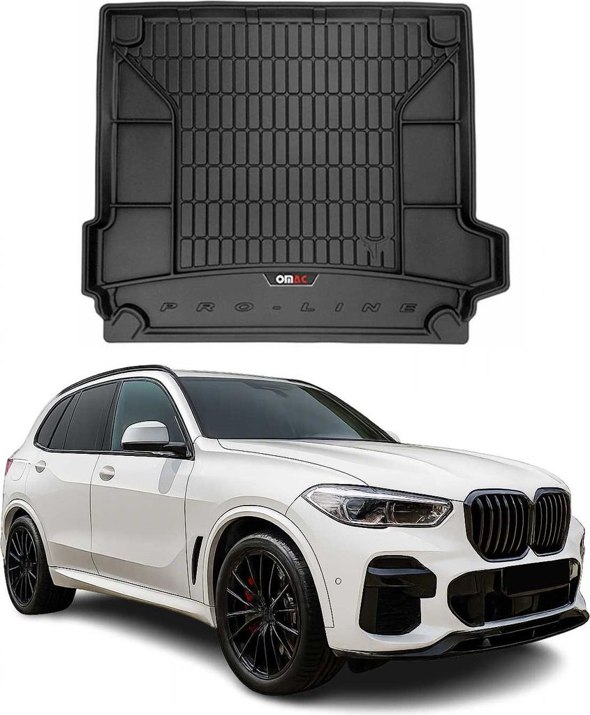 OMAC Gummi Kofferraumwanne für BMW X5 G05 2018-2025 TPE Laderaumwanne Schwarz