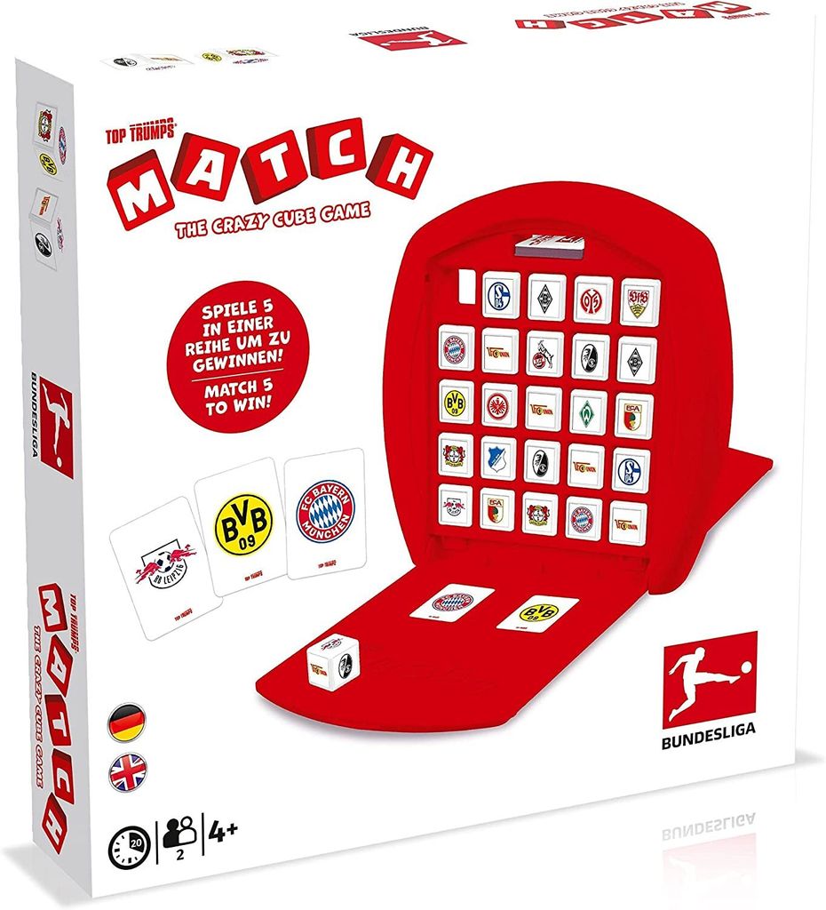 Top Trumps Match Bundesliga : jeu de dés, jeu pour enfants, Image du produit 