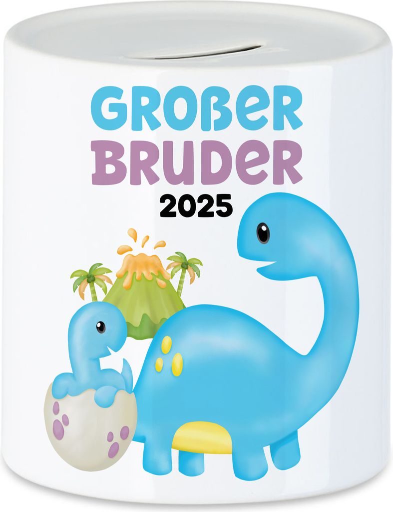 Großer Bruder 2025 Spardose Baby Neugeborenes Geschwister Familie Liebe Geburt Kleinkind Stolz Geborgenheit