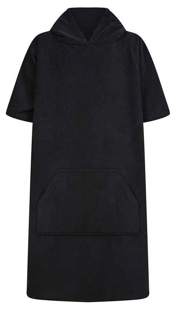 Towel City - Poncho für Kinder LT5405 (146-158) (Schwarz)
