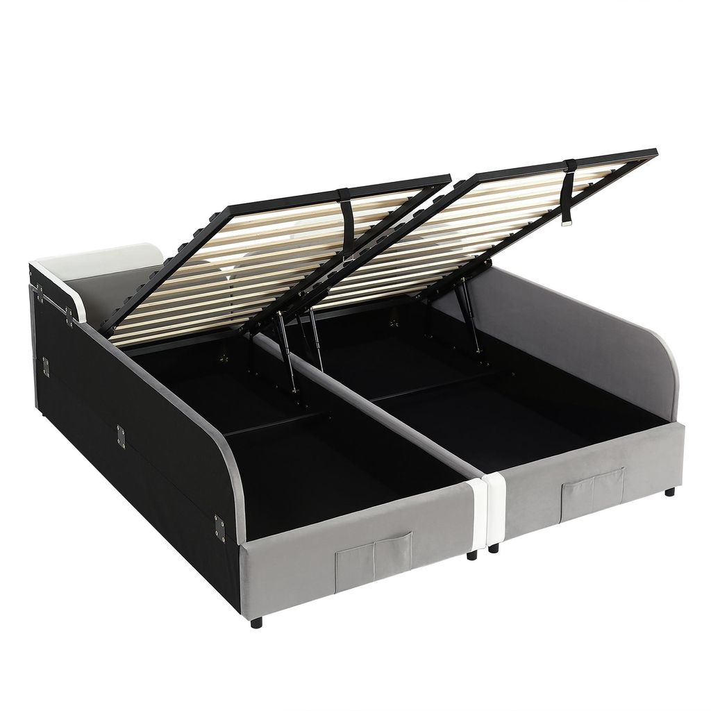 okwish zwei Kinderbett 90x200cm*2 ohne Matratze Produktbild 