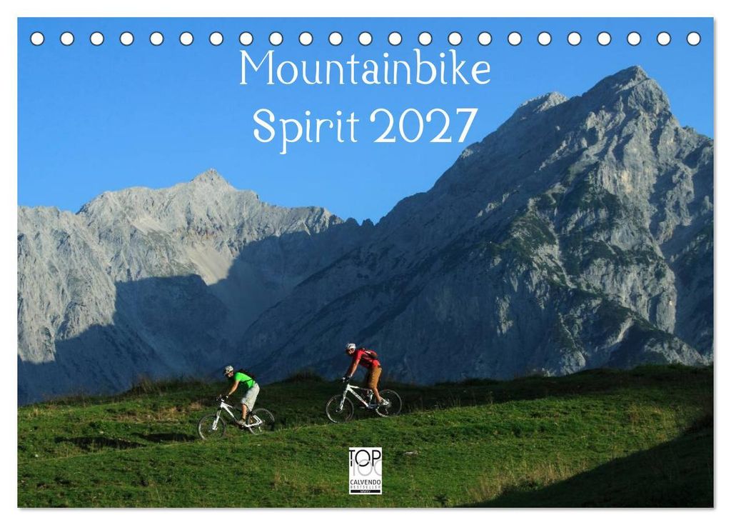 Mountainbike Spirit 2027 (Tischkalender 2027 DIN A5 quer), CALVENDO Monatskalender