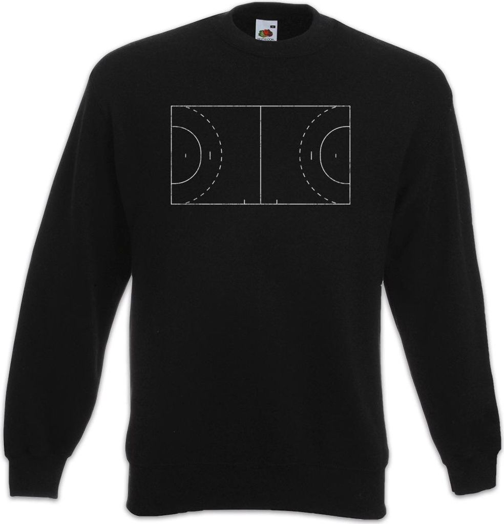 Urban Backwoods Handball Field, Sweatshirt, Farbe: Schwarz, Größe: S