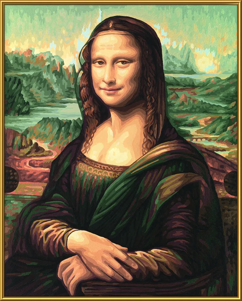Tableau à peindre soi-même Mona Lisa Noris - Activité créative de peinture