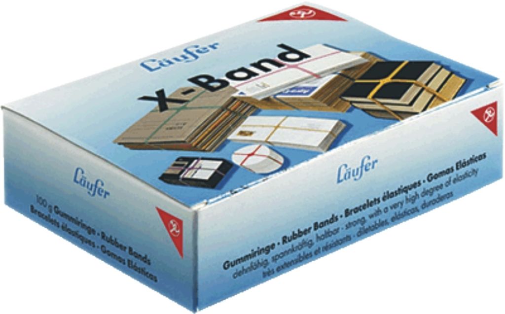 Gummibänder X-Bänder 150x11mm VE=60x100g
