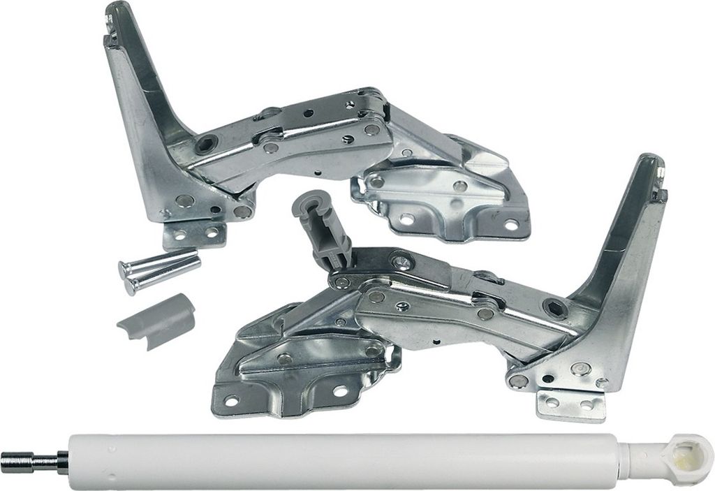 easyPART passend für 9590166 LIEBHERR Türdämpfer + TürScharnier oben + unten Set Kühlschrank