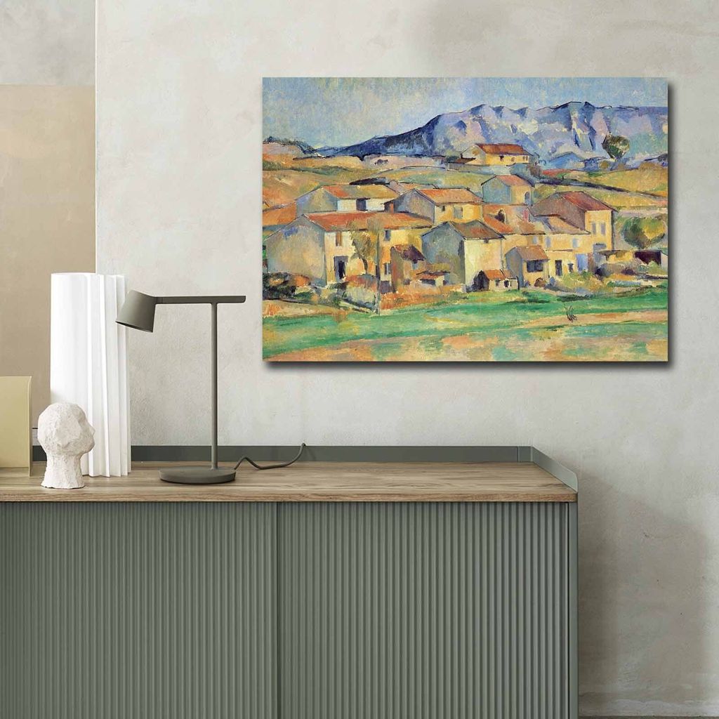 Wallity, 70100FAMOUSART- CVT1551, Bunt, Leinwandbilder, 70 x 100 cm, 100% Wildleder -Leinwand