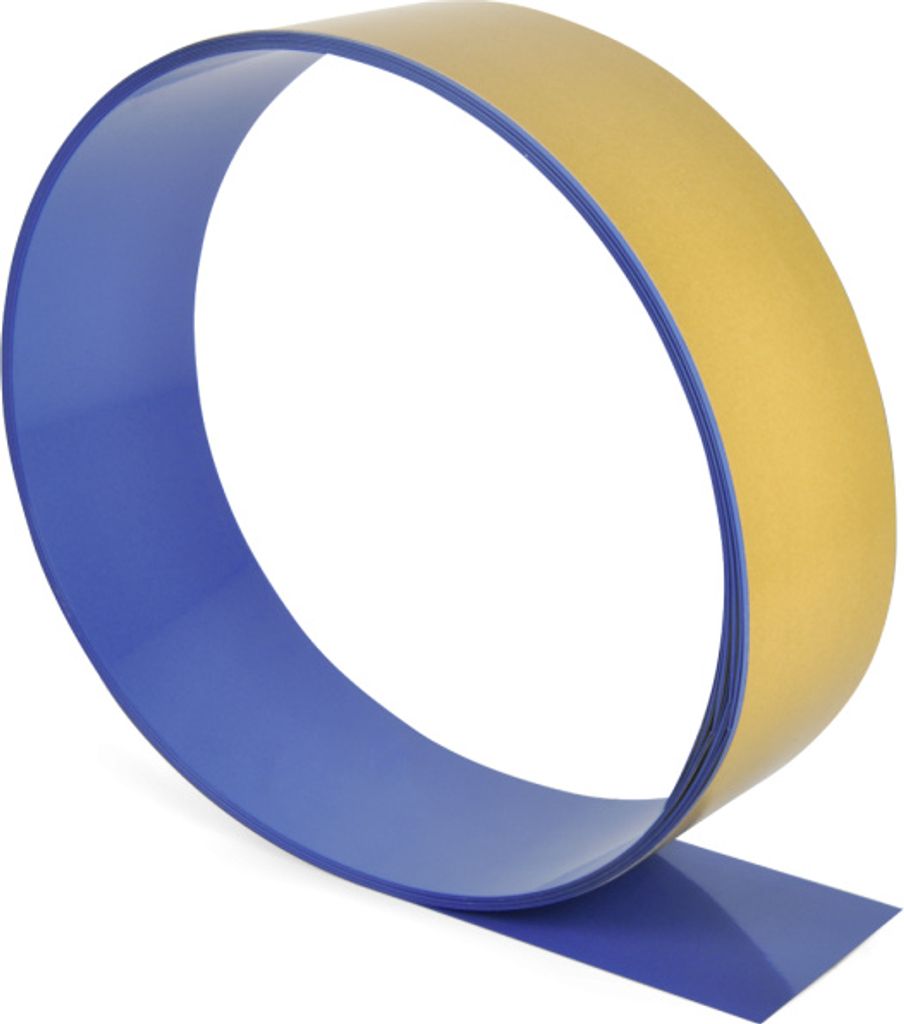 Überfahrbares Bodenmarkierungsband WT-6000, Stahl, Blau, 75 mm x 6 m