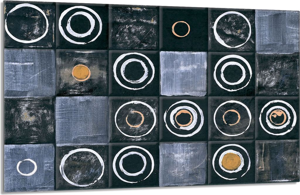 Glasschutzplatte für den Herd 80x52 Muster