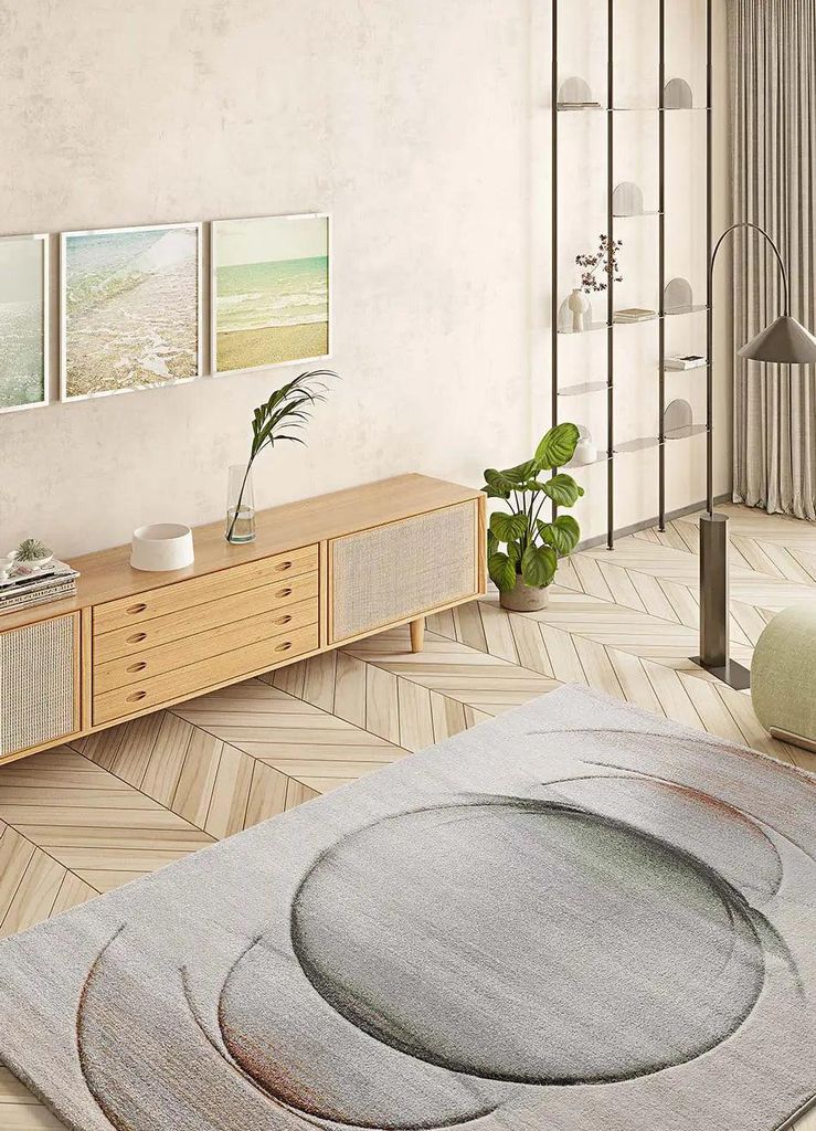 ATTICGO Kurzflorteppich LIBET Modern in Beige, 120x170 cm