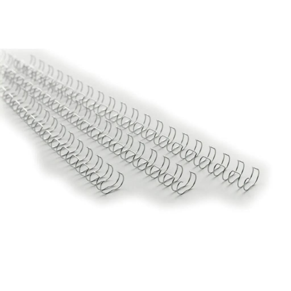 Peignes de Reliure Métalliques A4 GBC WireBind 10mm Argent 21 Boucles