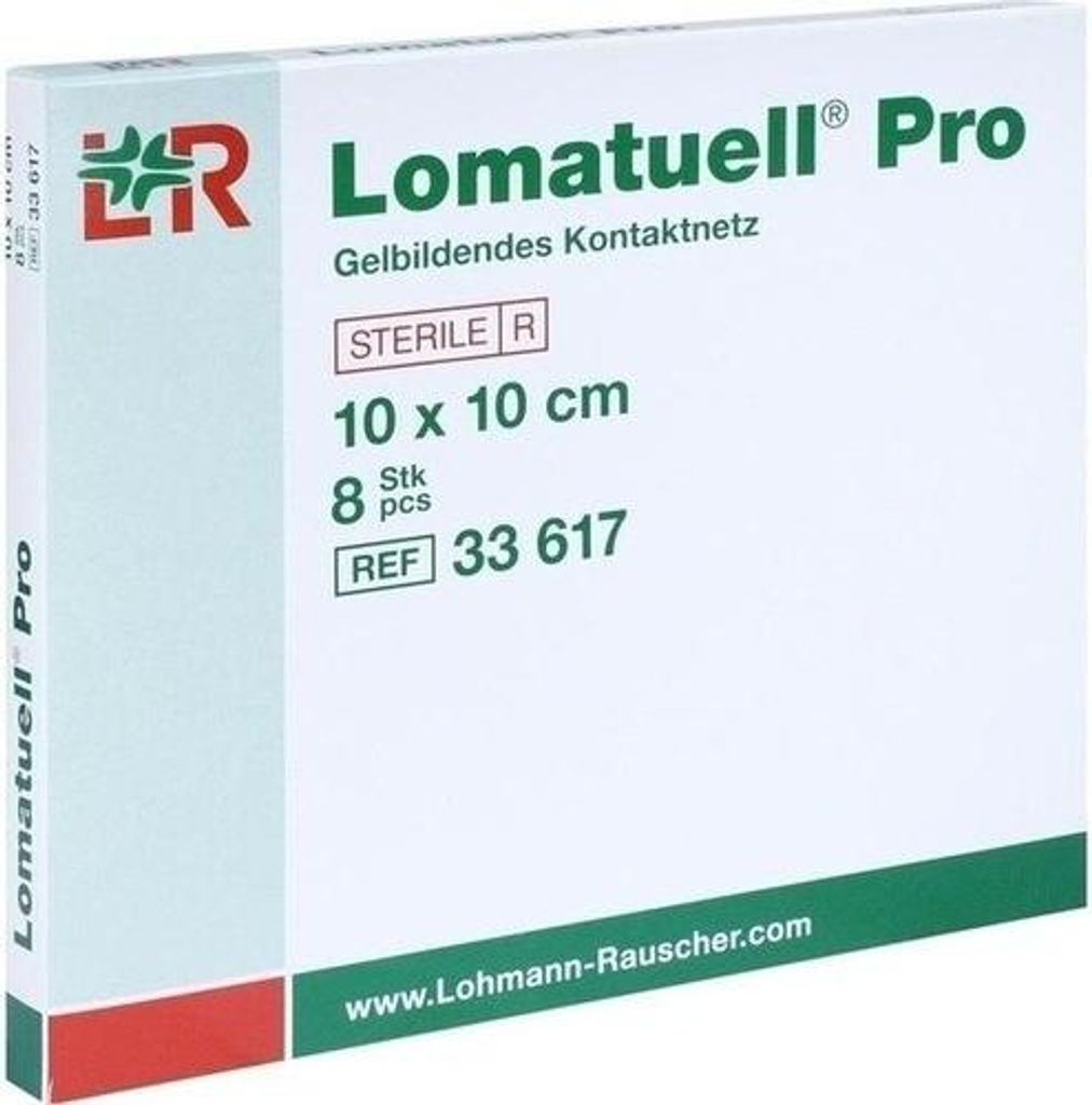 Lohmann & Rauscher Lomatuell Pro Steril 10 x 10 cm, 8 Stück Produktbild 