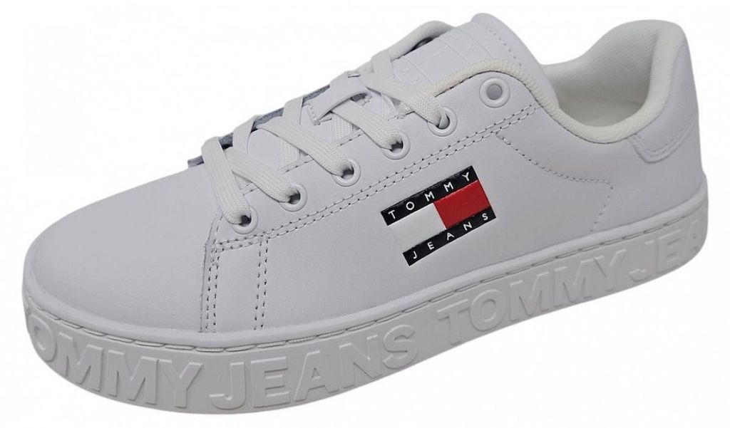 Tommy Hilfiger TJW Logo Outsole Sneaker Weiß