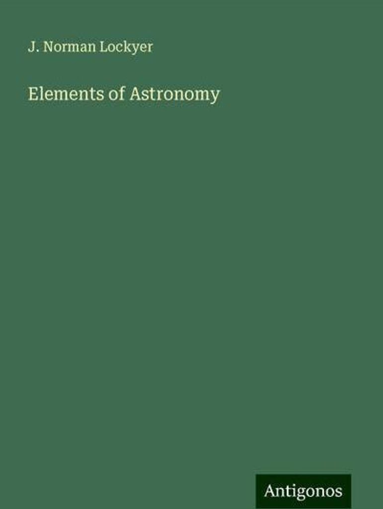 Elemente der Astronomie