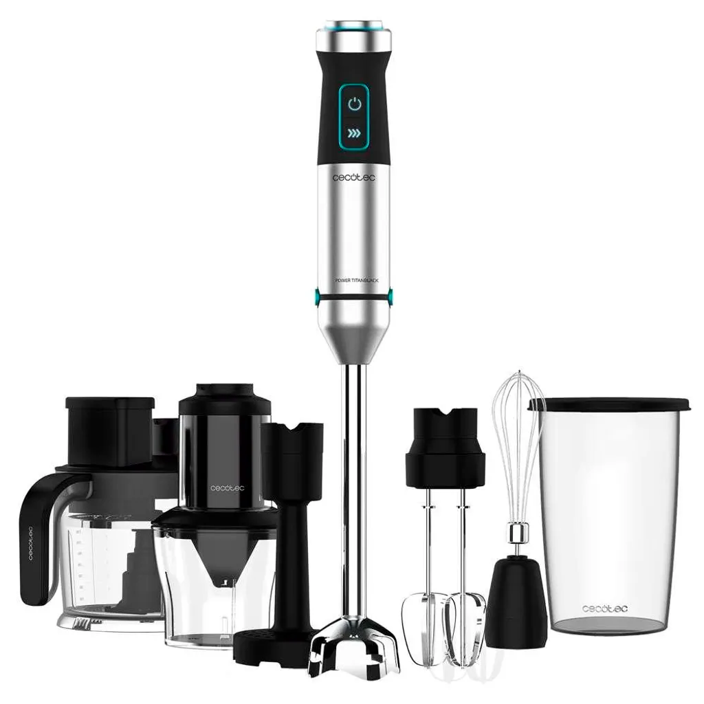 Mixeur Plongeant Cecotec Power Titanblack 1500 XL 1500W Noir 04275
