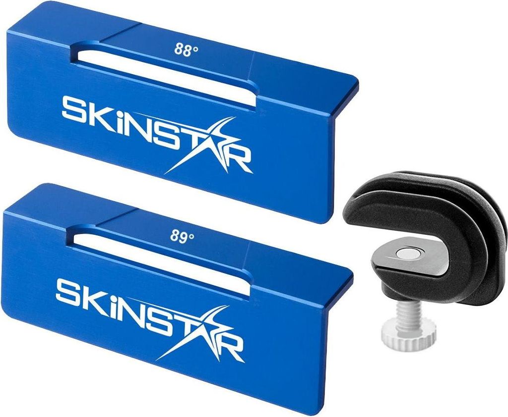 SKINSTAR File Guide Race Set Alu-Kantenwinkel Feilenwinkel 88°-89° mit Feilenklammer