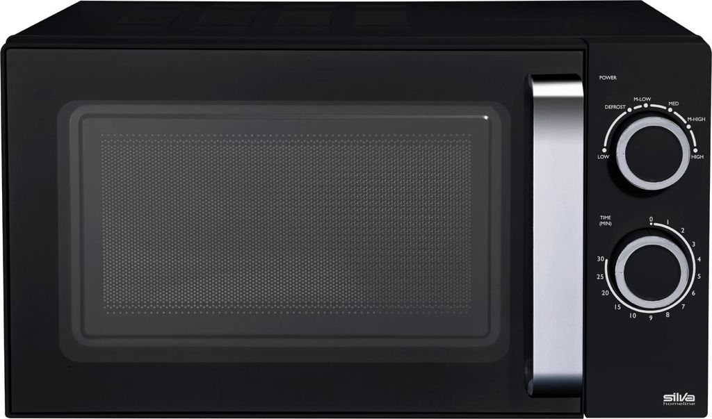Silva Schneider MW-C 25.2 schwarz Mikrowelle ohne Drehteller, 20 Liter, 700 Watt, 430031