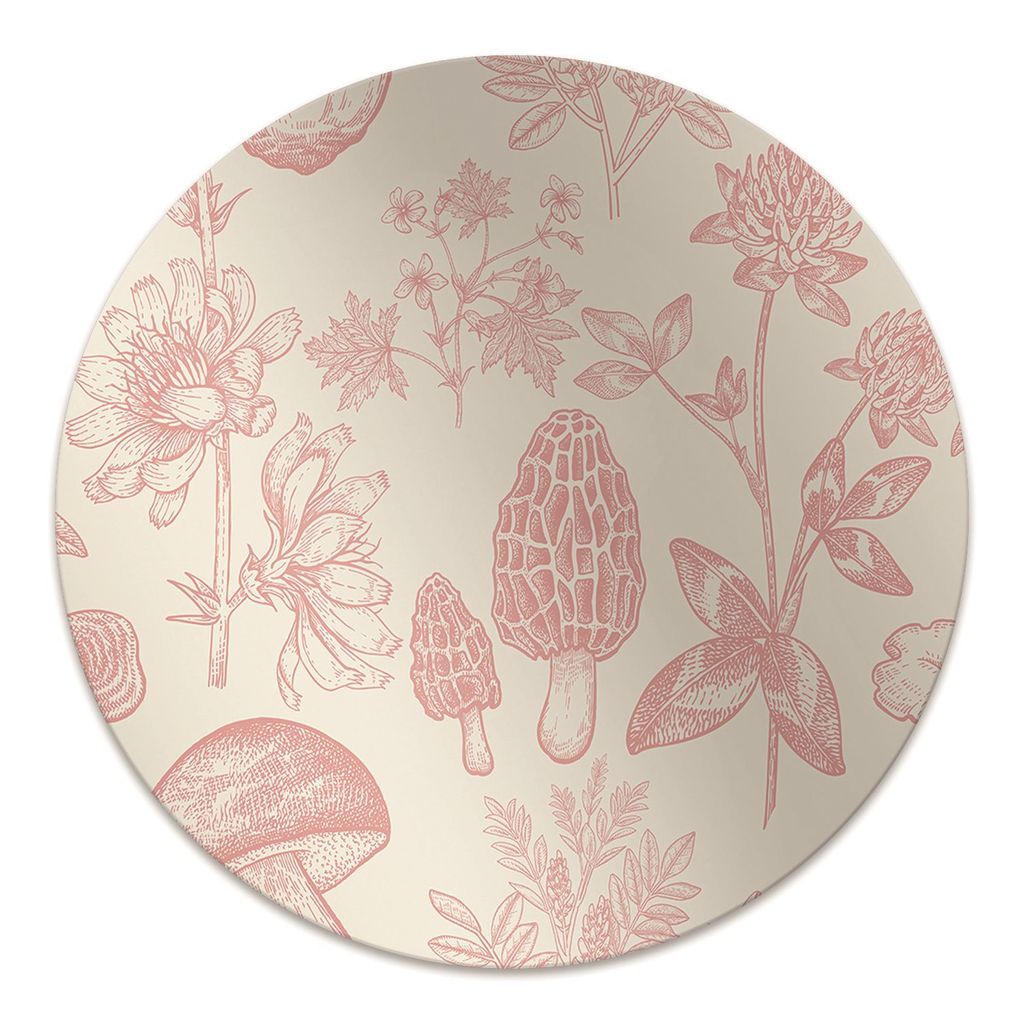 Rundmatte - Stuhlunterlage Bürostuhlunterlage - Rund Ø 100 cm - Bodenmatte - Fußmatte - Schätze des Waldes