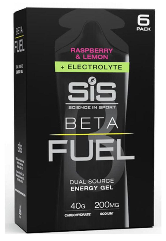SIS Beta Fuel Gel + Electrolytes (6x60ml) Raspberry Lemon - Produktbild 