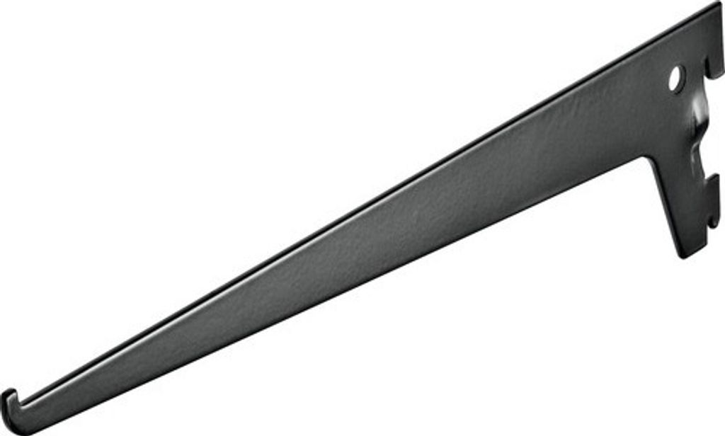 Träger 1-reihig 300 mm schwarz Produktbild 
