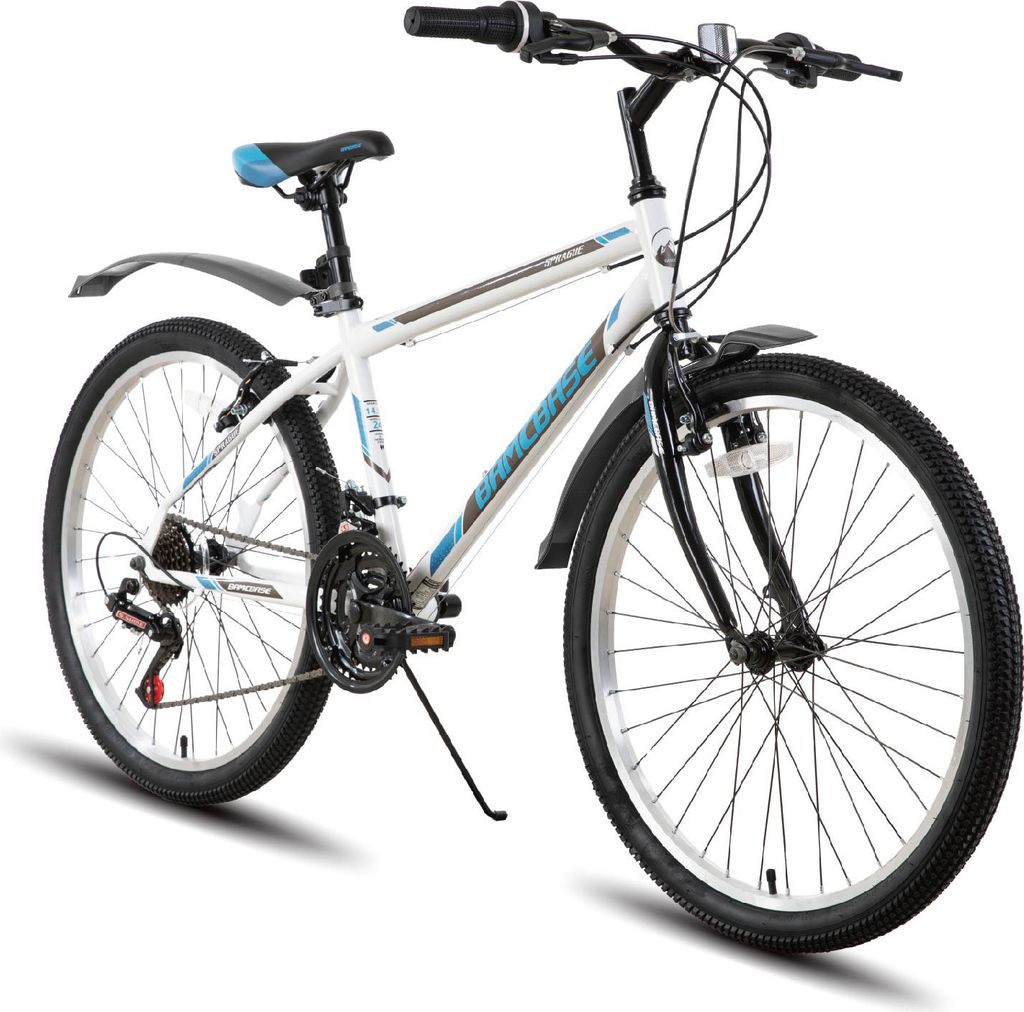 HILAND 26 Zoll Mountainbike für Männer Frauen, 21 Gänge Produktbild