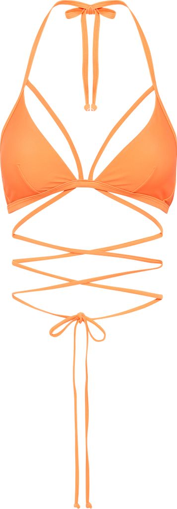 LSCN by Lascana Triangel-Bikini-Top Gina neon orange Größe 40 Cup A/B