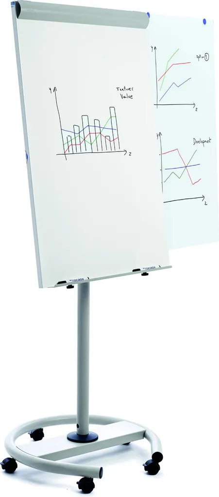 Flipchart Magnétique Rotatif ROCADA avec Surface de Travail Réversible - 21