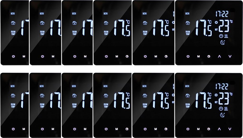 10X Smart Thermostat 3A pokojový termostat Vodní topení Obrázek produktu 