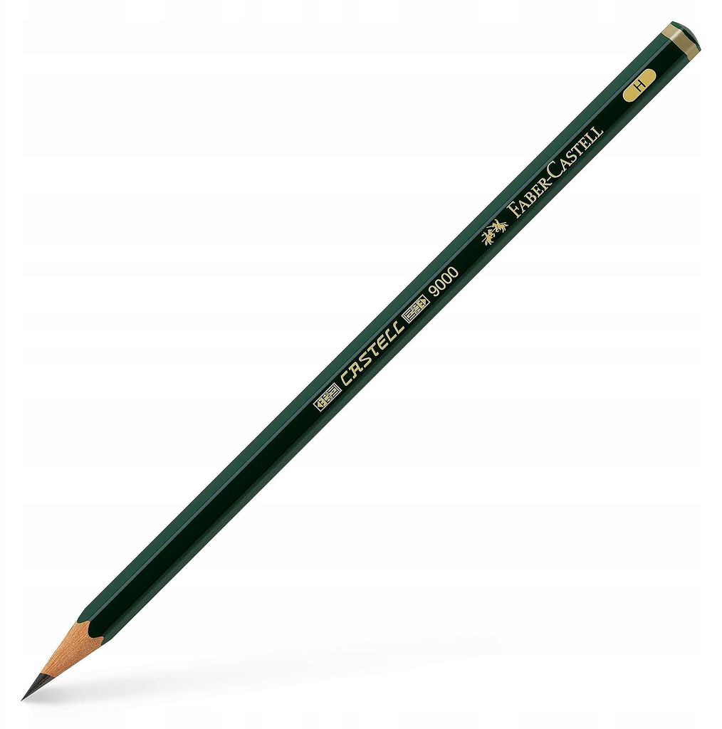 FABER-CASTELL Bleistift CASTELL 9000 Härtegrad: H