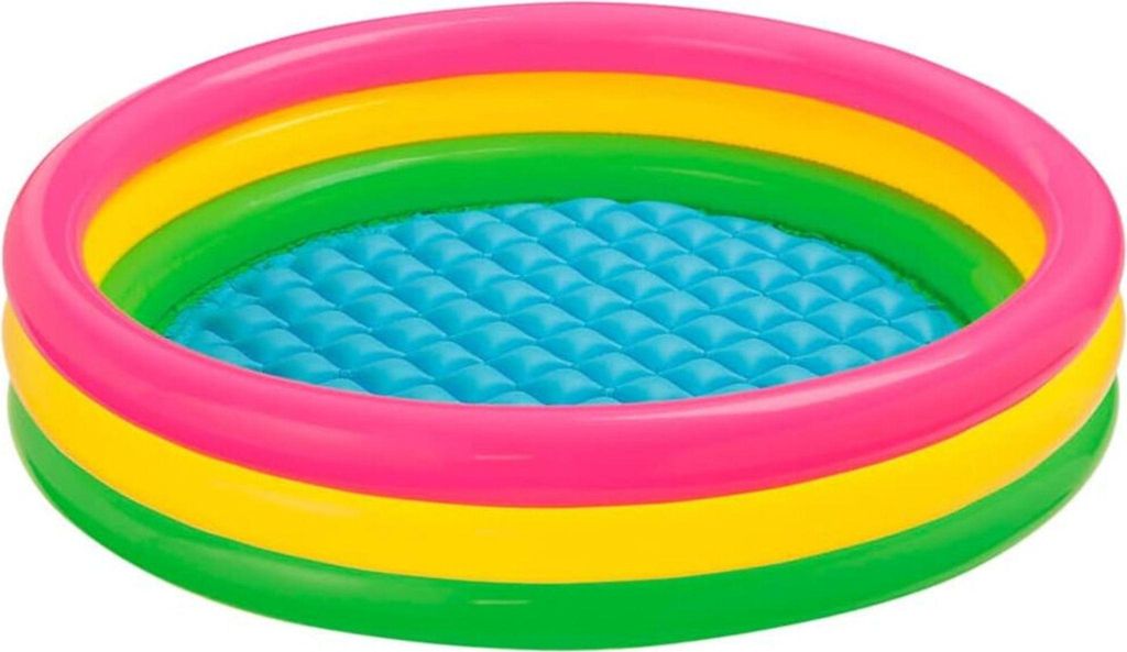 INTEX 57412NP - Planschbecken - Sunset Glow Baby Pool 3-Ring (114x25cm) Babypool