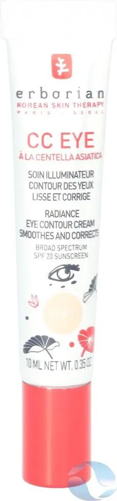Erborian CC Eye 10ml - Crema Contorno Occhi con SPF 20 e Pigmenti