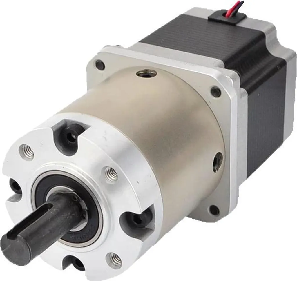 Moteur pas à pas NEMA 23 réducté 15:1 de 56mm pour robotique et CNC
