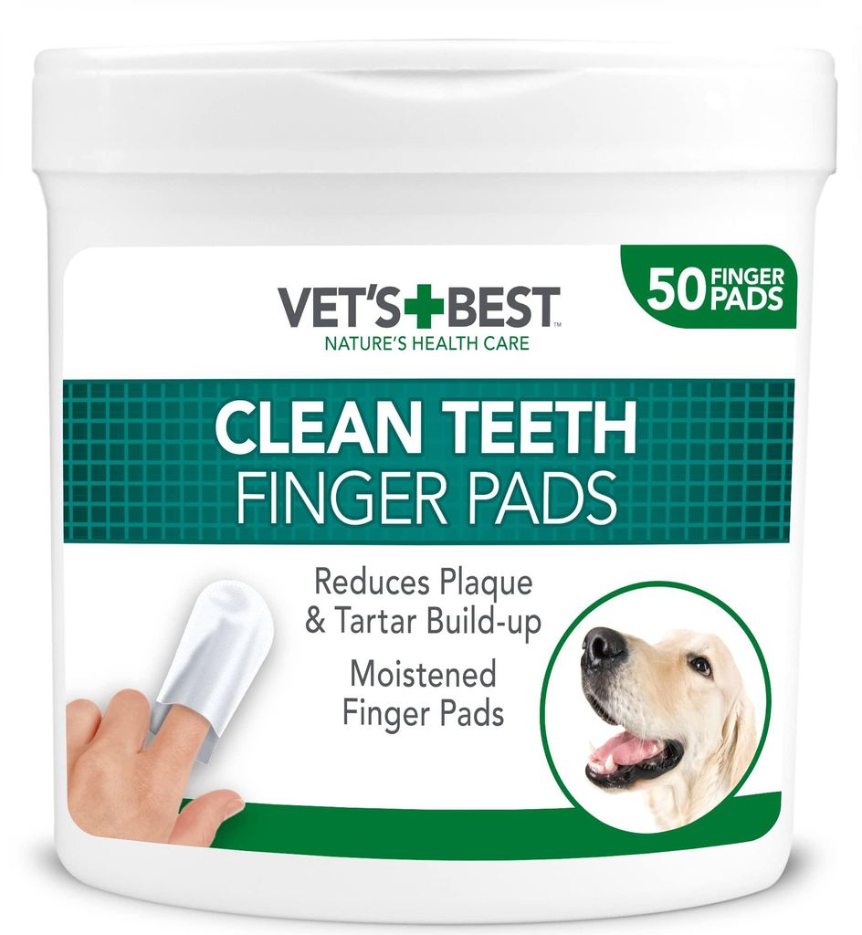 Vet's Best Hunde Zahnreinigungstücher 50 Stück, Weiß Produktbild 