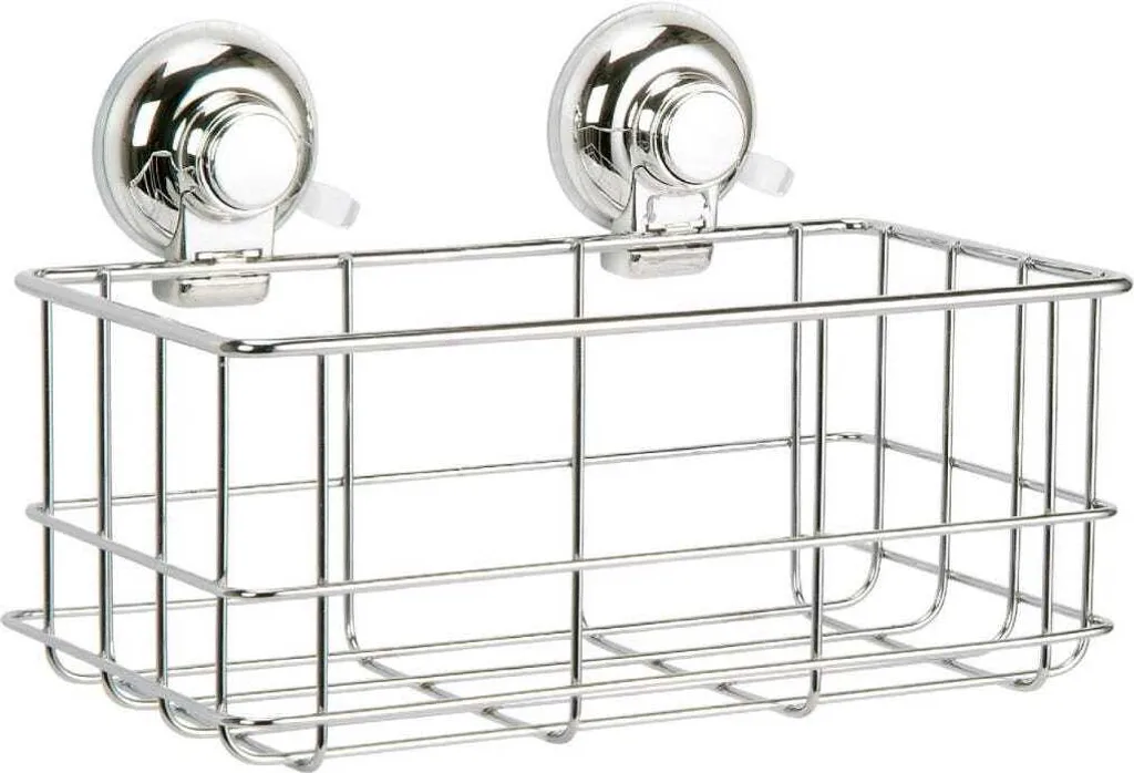 Mensola Doccia Design Menta Rettangolare Ventosa | Accessori Bagno Chic