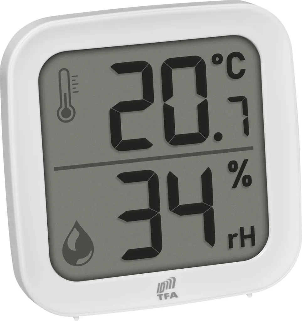 Capteur de température et humidité TFA 30.3908 ID-A0 à affichage LCD
