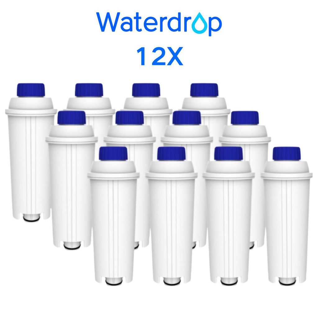 Waterdrop Filterkartuschen, Ersatz für De'Longhi Wasserfilter DLSC002, Kompatibel mit De'Longhi Magnifica S, Eletta Explorer (12)